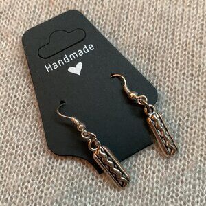 Earrings - Hot dogs Silver tone Earrings